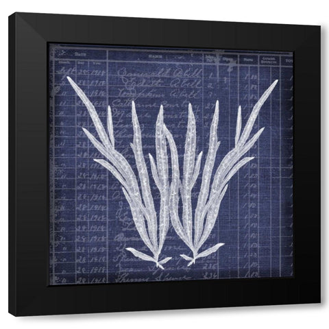 Seaweed Document 1 Black Modern Wood Framed Art Print by Robertson, Walter