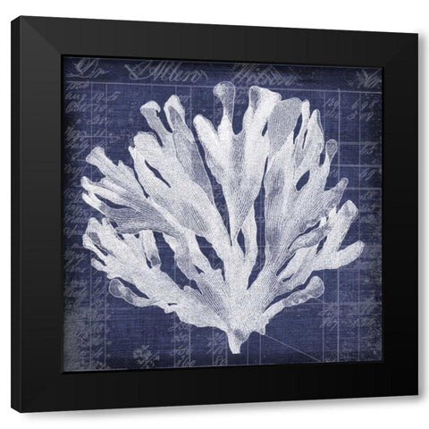 Seaweed Document 3 Black Modern Wood Framed Art Print by Robertson, Walter