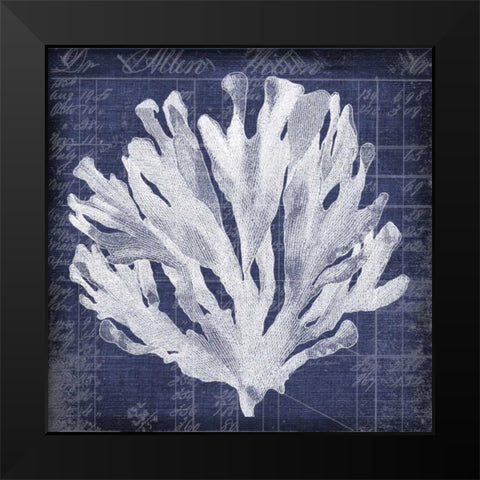 Seaweed Document 3 Black Modern Wood Framed Art Print by Robertson, Walter