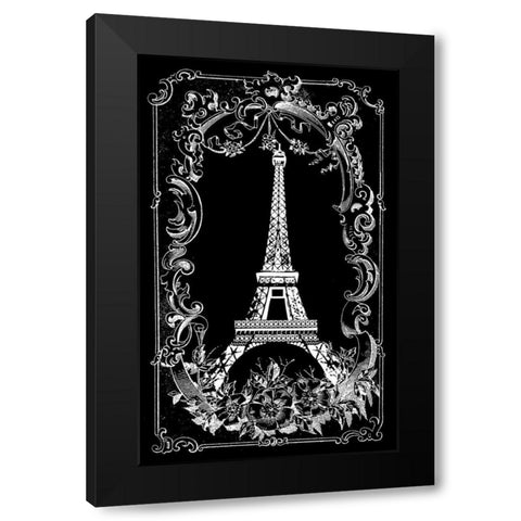 A Memory of Paris Black Modern Wood Framed Art Print by Robertson, Walter