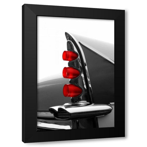 Gray Tailfin Black Modern Wood Framed Art Print with Double Matting by McCarthy, Matt