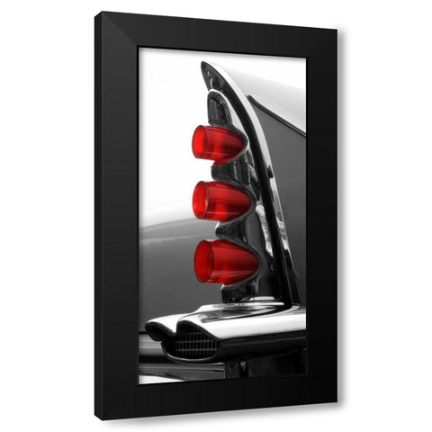 Gray Tailfin Black Modern Wood Framed Art Print by McCarthy, Matt