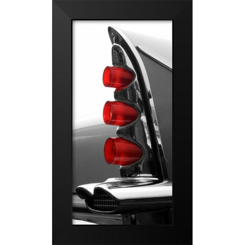 Gray Tailfin Black Modern Wood Framed Art Print by McCarthy, Matt