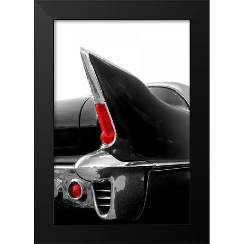 Black Tailfin Black Modern Wood Framed Art Print by McCarthy, Matt