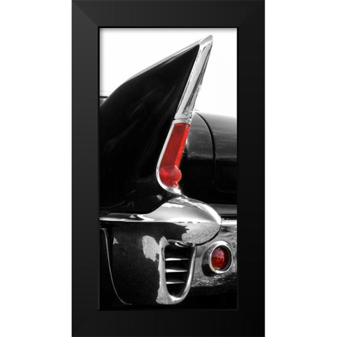 Black Tailfin Black Modern Wood Framed Art Print by McCarthy, Matt