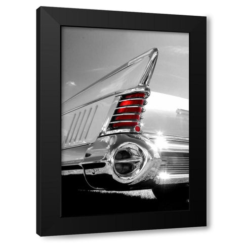 White Tailfin Black Modern Wood Framed Art Print by McCarthy, Matt