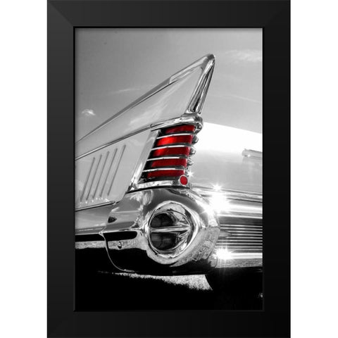 White Tailfin Black Modern Wood Framed Art Print by McCarthy, Matt