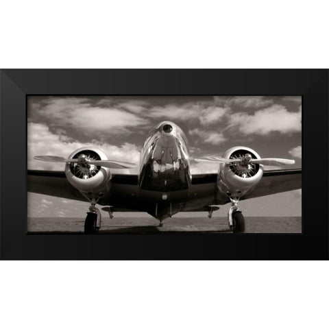 Runway Glory Black Modern Wood Framed Art Print by McCarthy, Matt