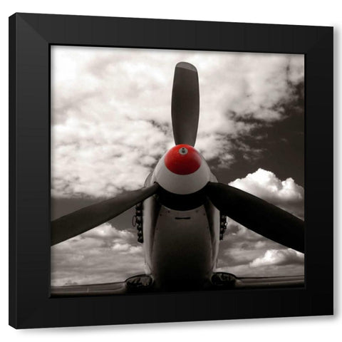 Flight Path Black Modern Wood Framed Art Print by McCarthy, Matt