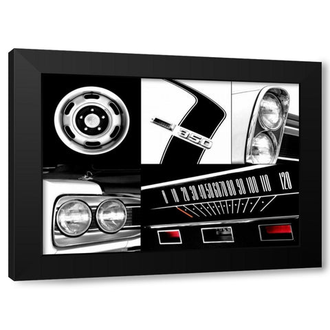 Muscle Black Modern Wood Framed Art Print by McCarthy, Matt