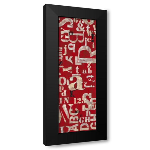 Word Savy 1 Black Modern Wood Framed Art Print by Dascher, Dennis