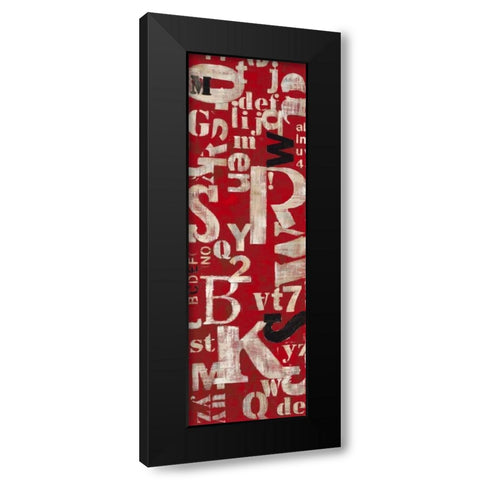 Word Savy 2 Black Modern Wood Framed Art Print by Dascher, Dennis