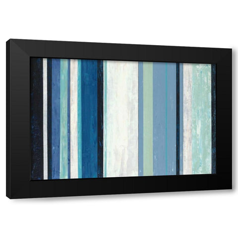 Coastal Line UP Black Modern Wood Framed Art Print by Dascher, Dennis