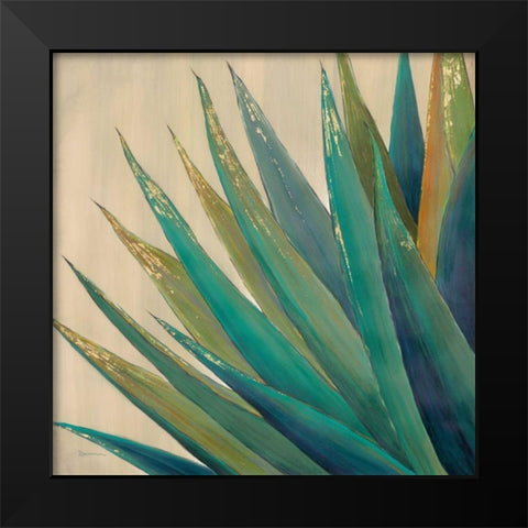 Wild Agave 2 Black Modern Wood Framed Art Print by Dascher, Dennis