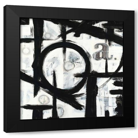 Choices 1  Black Modern Wood Framed Art Print by Dascher, Dennis