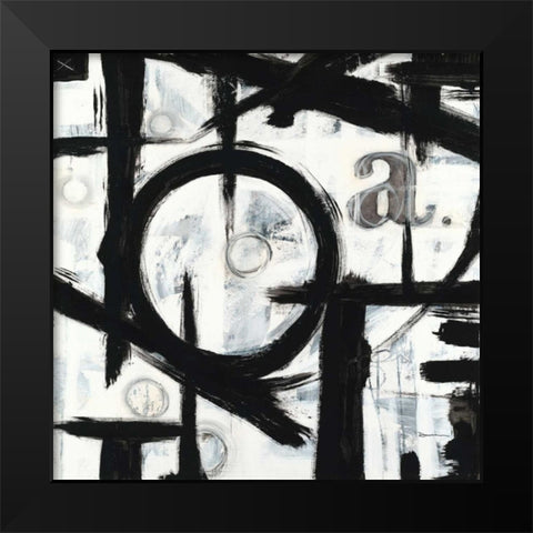 Choices 1  Black Modern Wood Framed Art Print by Dascher, Dennis