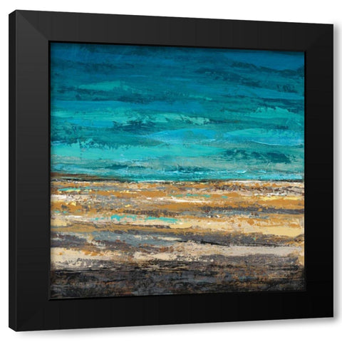 Desert Tropics Black Modern Wood Framed Art Print by Dascher, Dennis