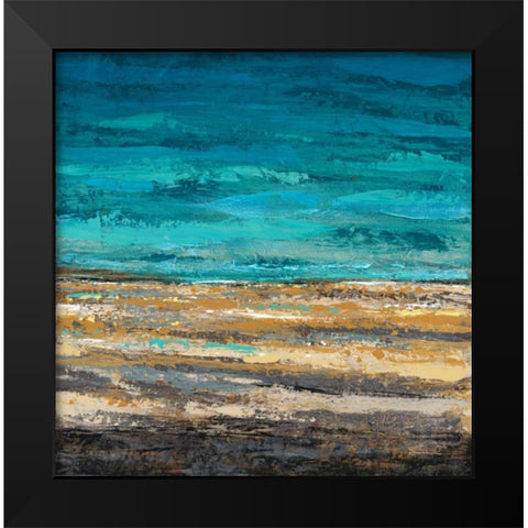 Desert Tropics Black Modern Wood Framed Art Print by Dascher, Dennis