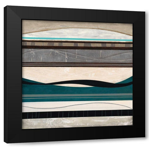 Air Stream 1 Black Modern Wood Framed Art Print by Dascher, Dennis