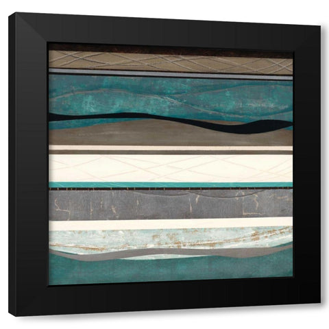 Air Stream 2 Black Modern Wood Framed Art Print by Dascher, Dennis