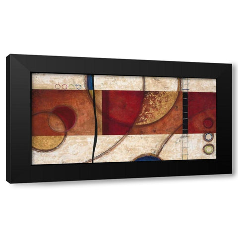 Musical Passage Black Modern Wood Framed Art Print with Double Matting by Dascher, Dennis