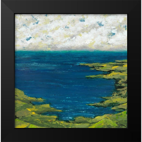 Helix Beach 2 Black Modern Wood Framed Art Print by Dascher, Dennis