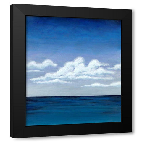 In the Clouds Black Modern Wood Framed Art Print with Double Matting by Dascher, Dennis