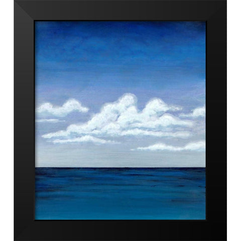 In the Clouds Black Modern Wood Framed Art Print by Dascher, Dennis