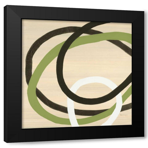 Echo 2 Black Modern Wood Framed Art Print with Double Matting by Dascher, Dennis