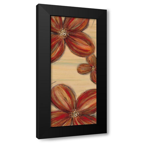 Scarlet Glory 2 Black Modern Wood Framed Art Print with Double Matting by Dascher, Dennis