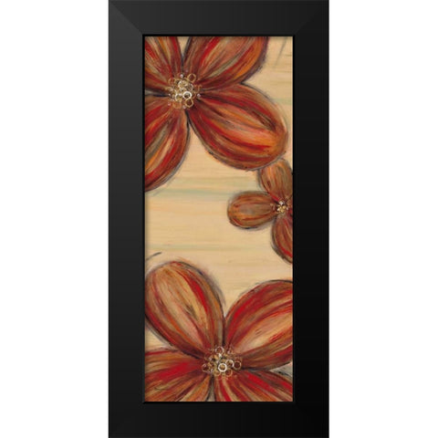 Scarlet Glory 2 Black Modern Wood Framed Art Print by Dascher, Dennis