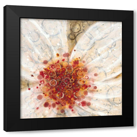 Water Poppy 2 Black Modern Wood Framed Art Print with Double Matting by Dascher, Dennis