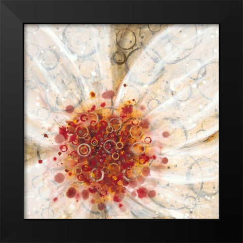 Water Poppy 2 Black Modern Wood Framed Art Print by Dascher, Dennis
