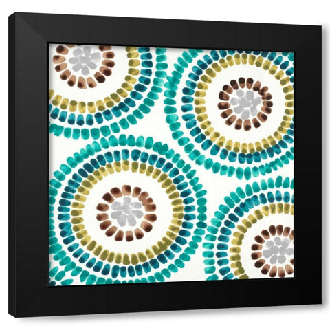 Watery Mark 1 Black Modern Wood Framed Art Print by Dascher, Dennis