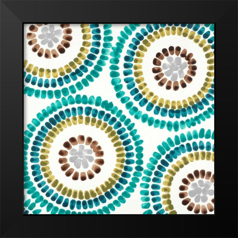 Watery Mark 1 Black Modern Wood Framed Art Print by Dascher, Dennis