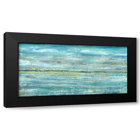 Oceanside Black Modern Wood Framed Art Print with Double Matting by Dascher, Dennis