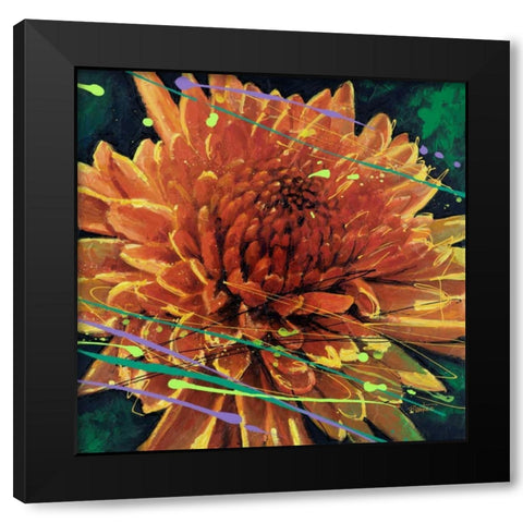 Mum in Motion Black Modern Wood Framed Art Print with Double Matting by Langton, Bruce