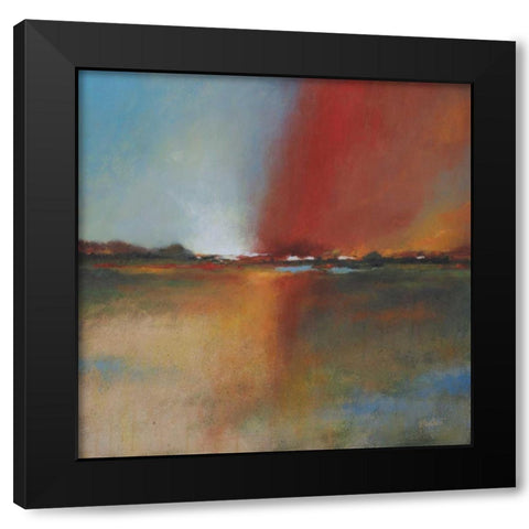 Plains Landscape 2 Black Modern Wood Framed Art Print by Langton, Bruce