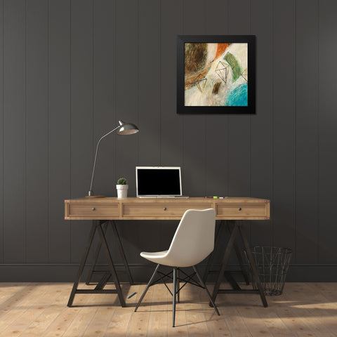 Diamond in the Rough 2 Black Modern Wood Framed Art Print by Mills, Chris