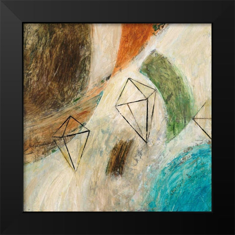 Diamond in the Rough 2 Black Modern Wood Framed Art Print by Mills, Chris