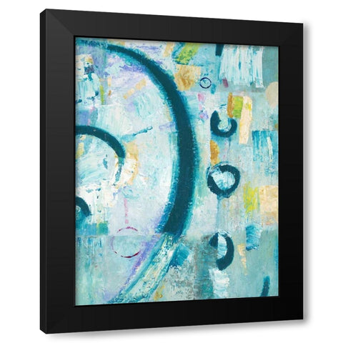 Zoned In Black Modern Wood Framed Art Print by Mills, Chris