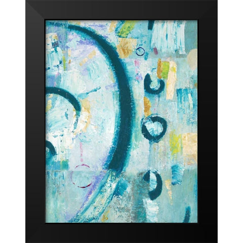 Zoned In Black Modern Wood Framed Art Print by Mills, Chris