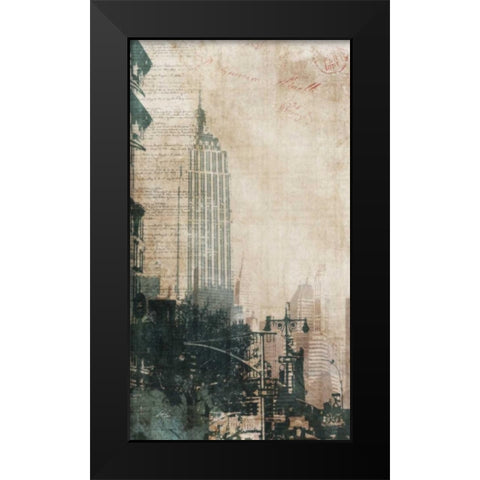NYC Cool 1 Black Modern Wood Framed Art Print by Roko, Ken