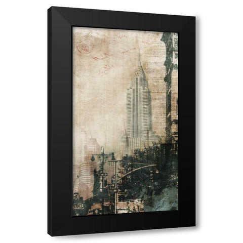 NYC Cool 2 Black Modern Wood Framed Art Print with Double Matting by Roko, Ken