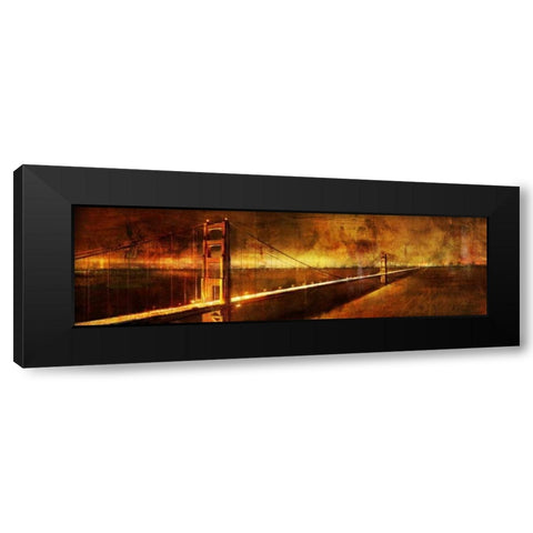 Over the Bay Black Modern Wood Framed Art Print with Double Matting by Roko, Ken