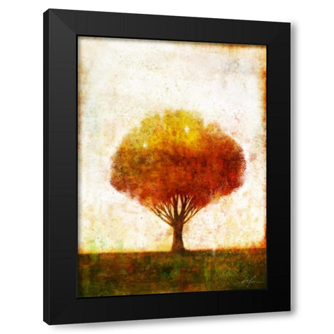 Autumnal Tree 2 Black Modern Wood Framed Art Print with Double Matting by Roko, Ken