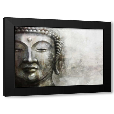Peaceful Mind 1 Black Modern Wood Framed Art Print with Double Matting by Roko, Ken