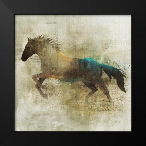 Lone Star 2 Black Modern Wood Framed Art Print by Roko, Ken