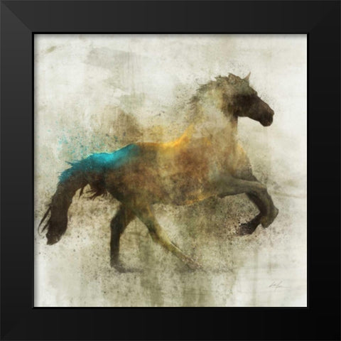 Lone Star 3 Black Modern Wood Framed Art Print by Roko, Ken