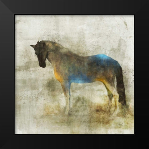 Lone Star 4 Black Modern Wood Framed Art Print by Roko, Ken